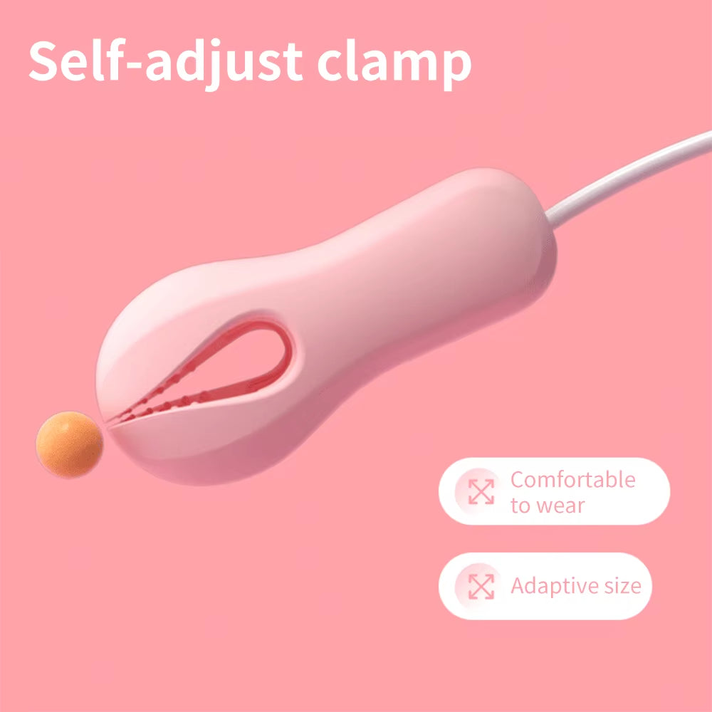Remote Controlled Nipple Clamps with 10 Vibration Settings