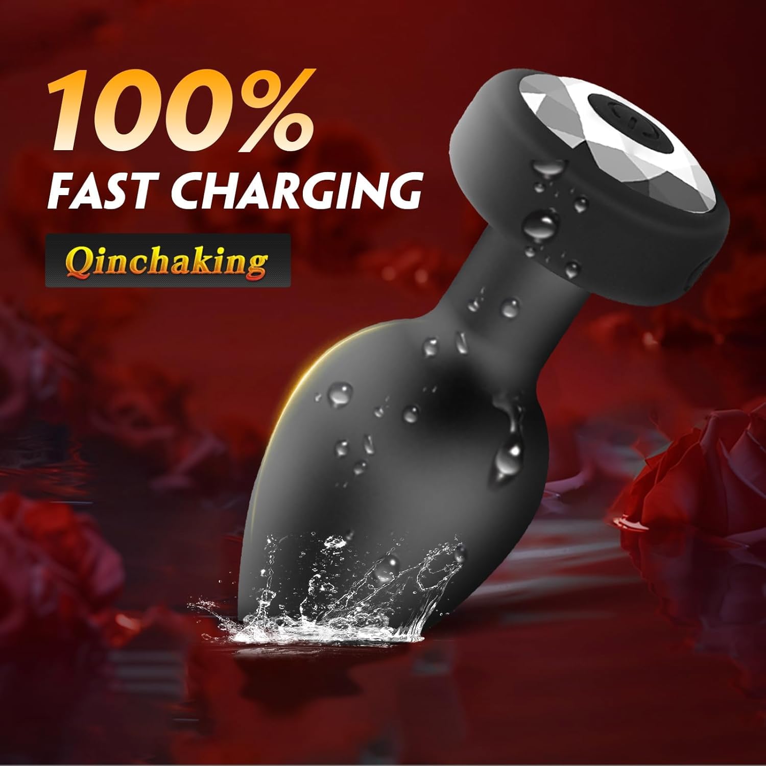 Anal Plug with Wireless Remote Control 10 Frequency Vibration
