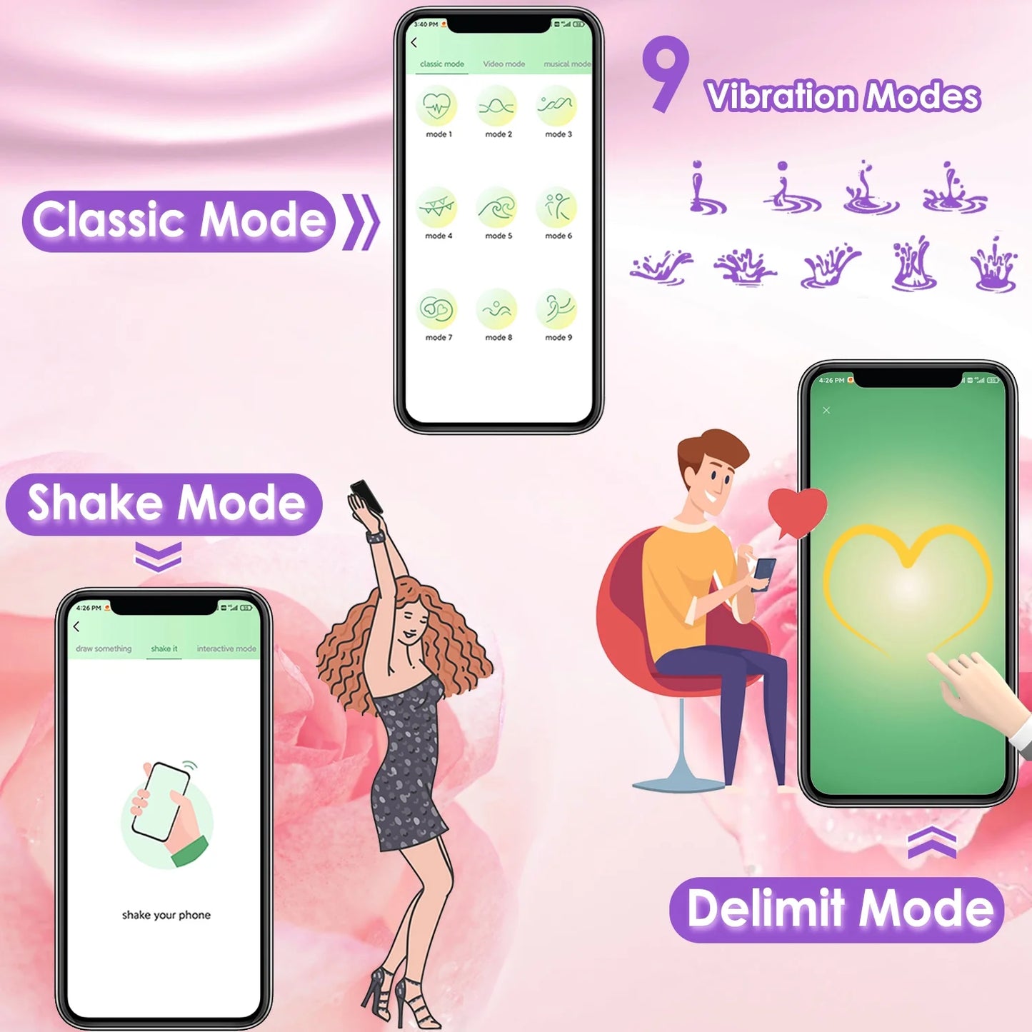APP Controlled Vibrating Panty Bullet