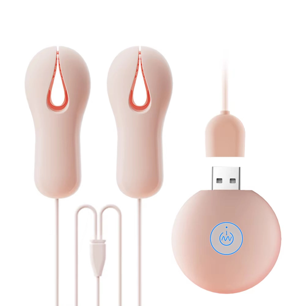 Remote Controlled Nipple Clamps with 10 Vibration Settings